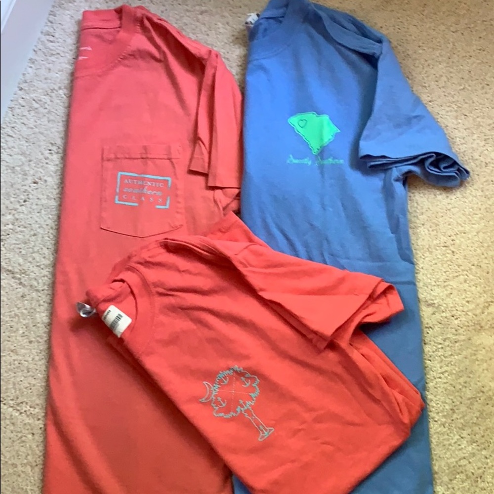 3 Southern T shirts